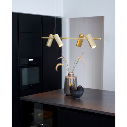 Nordlux - ALANIS Cord Pendant 4x GU10/15W/230V, Brass