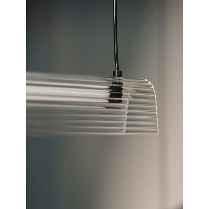 Nordlux - ALIANI LED Dimmable Cable Pendant LED/20W/230V 3000K 100 cm black/clear