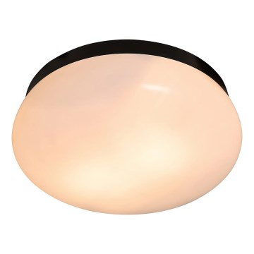 Nordlux - Bathroom ceiling light FOAM 2xE27/55W/230V IP44 black