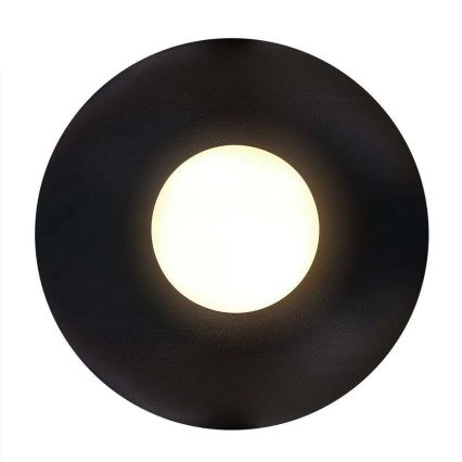 Nordlux - Bathroom ceiling light SIONA 1xE27/60W/230V IP44 black