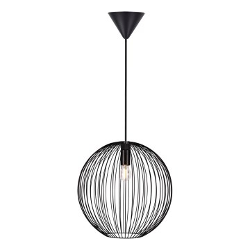 Nordlux - BERONI Cable Pendant Lamp 1x E27/60W/230V, Black, diameter 35 cm