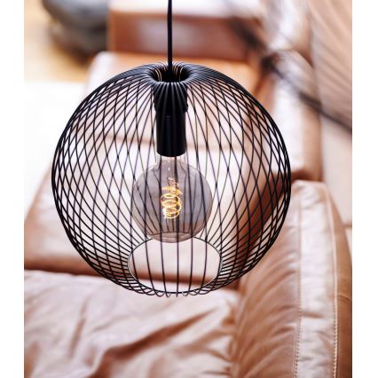 Nordlux - BERONI Cable Pendant Lamp 1x E27/60W/230V, Black, diameter 35 cm