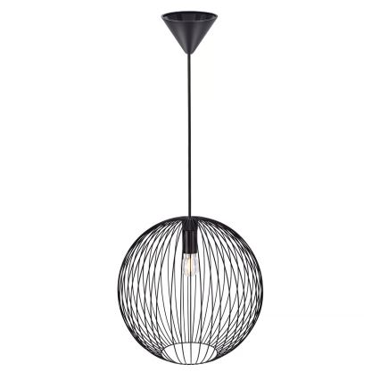 Nordlux - BERONI Cable Pendant Lamp 1x E27/60W/230V, Black, diameter 35 cm
