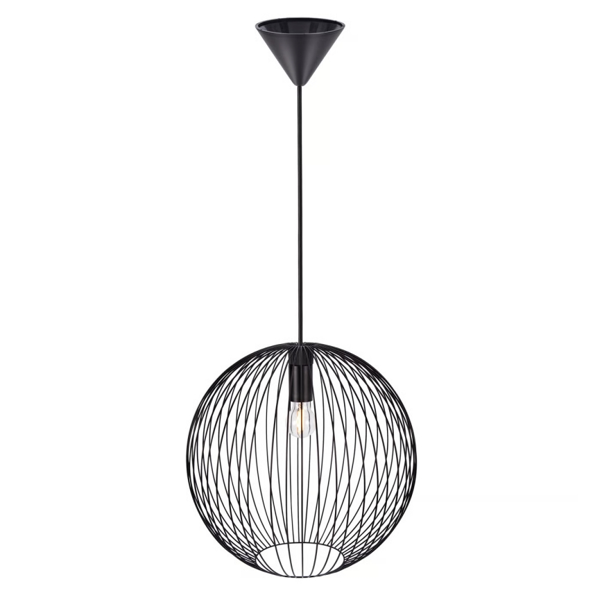 Nordlux - BERONI Cable Pendant Lamp 1x E27/60W/230V, Black, diameter 35 cm