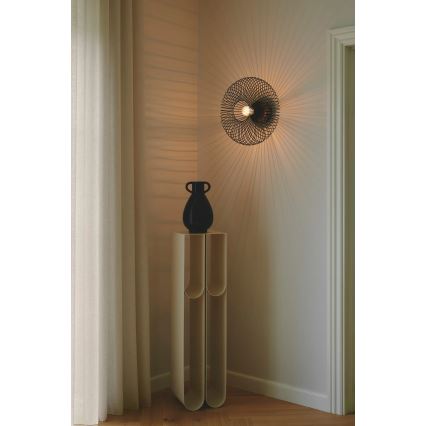 Nordlux - BERONI ceiling light 1x E27/60W/230V, Ø 40.3 cm, black