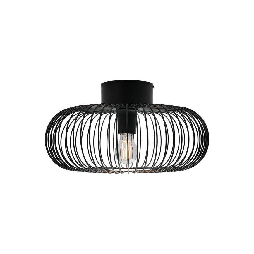 Nordlux - BERONI ceiling light 1x E27/60W/230V, Ø 40.3 cm, black
