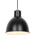 Nordlux - Cable-hung pendant light POP 1xE27/40W/230V černá