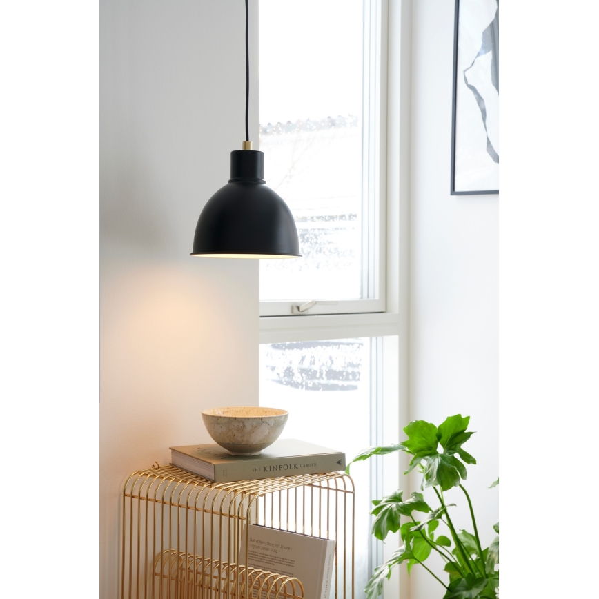 Nordlux - Cable-hung pendant light POP 1xE27/40W/230V černá