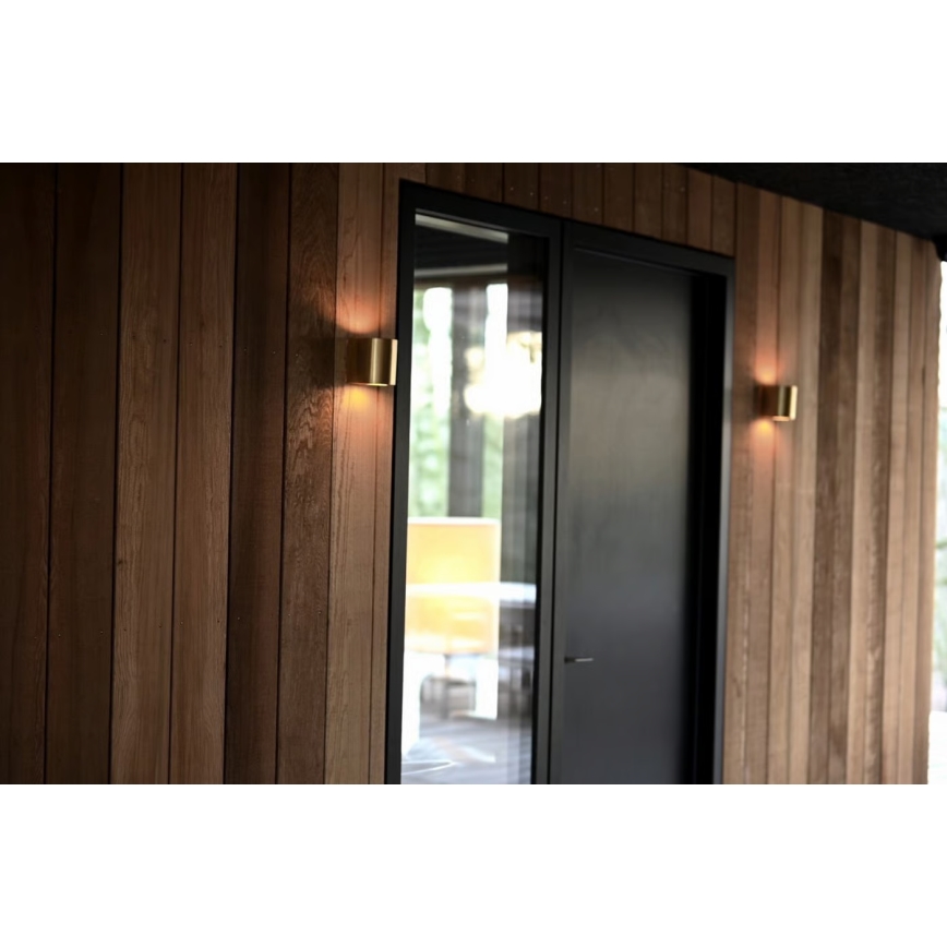 Nordlux - CANTO LED Outdoor Wall Light, 2 x 5.5W LEDs, 230V, IP44, Gold