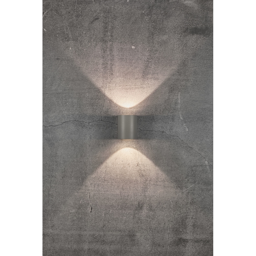 Nordlux - CANTO LED Outdoor Wall Light 2xLED/5,5W/230V IP44 grey