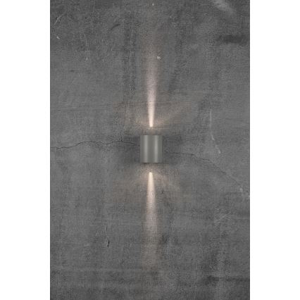 Nordlux - CANTO LED Outdoor Wall Light 2xLED/5,5W/230V IP44 grey