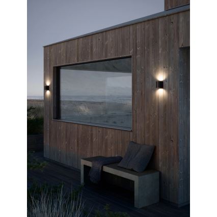 Nordlux - CANTO LED Outdoor Wall Light 2xLED/6W/230V IP44 black