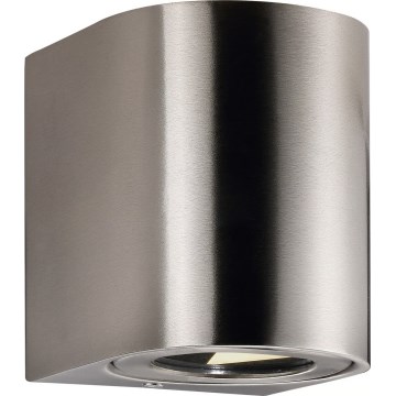 Nordlux - CANTO LED Outdoor Wall Light 2xLED/6W/230V IP44, Stainless Steel