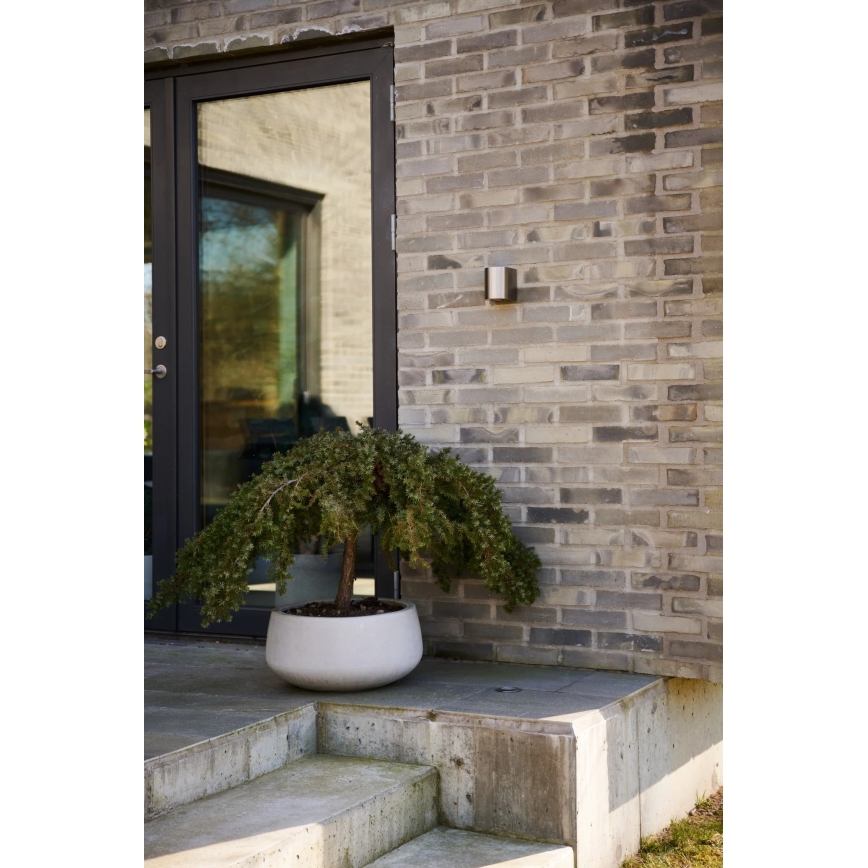 Nordlux - CANTO LED Outdoor Wall Light 2xLED/6W/230V IP44, Stainless Steel