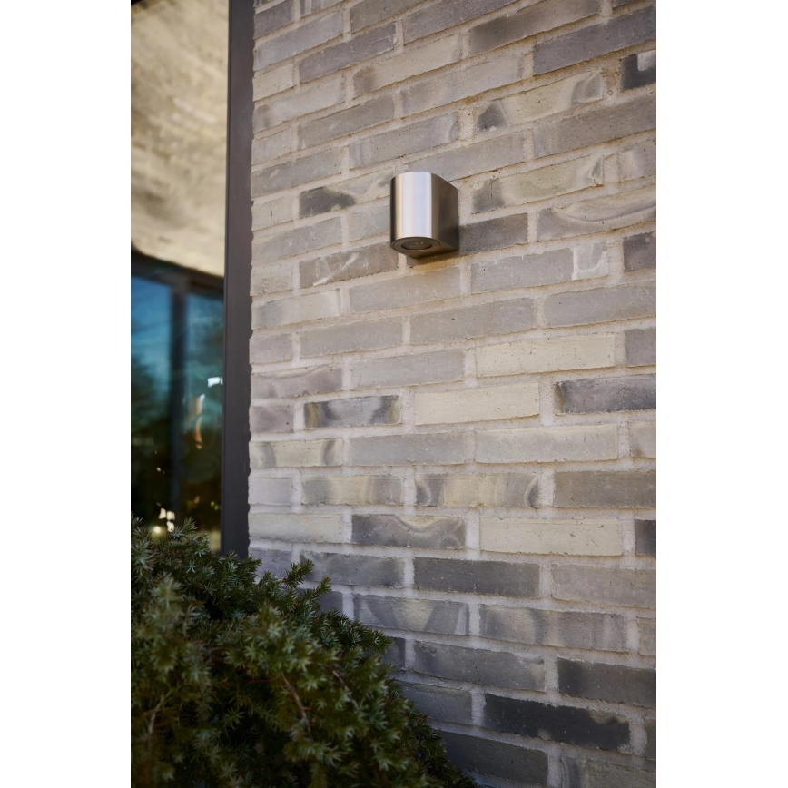 Nordlux - CANTO LED Outdoor Wall Light 2xLED/6W/230V IP44, Stainless Steel