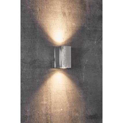Nordlux - CANTO Outdoor Wall Light, 2x GU10 / 28W / 230V, IP44, Silver