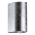 Nordlux - CANTO Outdoor Wall Light, 2x GU10/28W/230V, IP44, Silver
