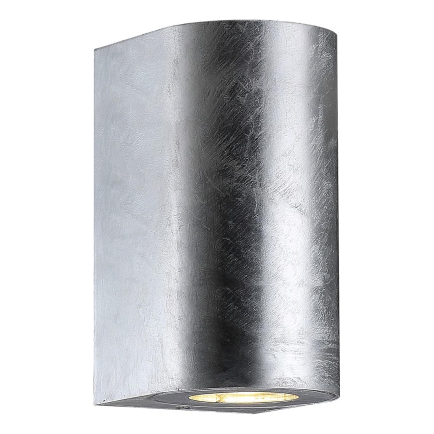 Nordlux - CANTO Outdoor Wall Light, 2x GU10/28W/230V, IP44, Silver