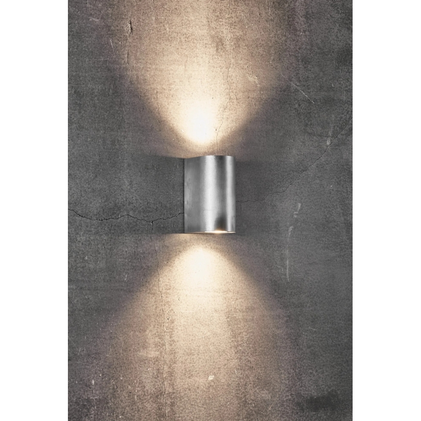 Nordlux - CANTO Outdoor Wall Light, 2x GU10/28W/230V, IP44, Silver