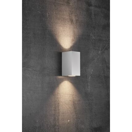 Nordlux - CANTO Outdoor Wall Light 2x GU10/28W/230V IP44 White