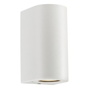 Nordlux - CANTO Outdoor Wall Light 2x GU10/28W/230V IP44 White