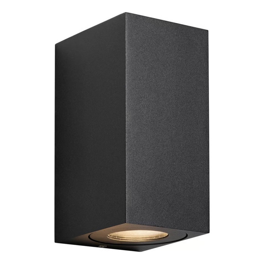 Nordlux - CANTO Outdoor Wall Light 2xGU10/28W/230V IP44 Black