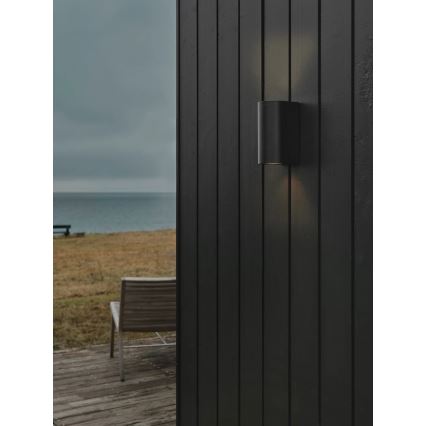 Nordlux - CANTO Outdoor Wall Light 2xGU10/28W/230V IP44 Black