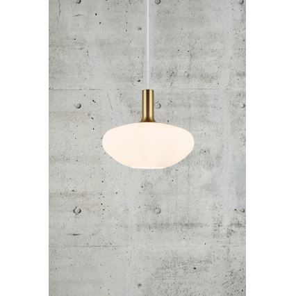 Nordlux - Chandelier on a string ALTON 1xE27/60W/230V white/black/brass