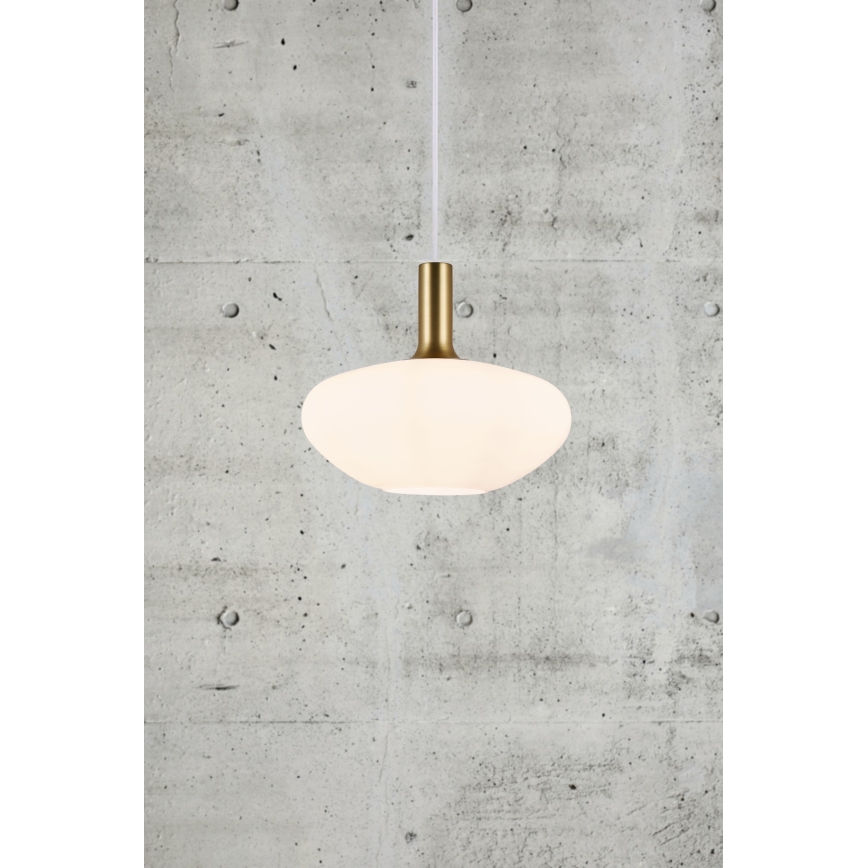 Nordlux - Chandelier on a string ALTON 1xE27/60W/230V white/black/brass