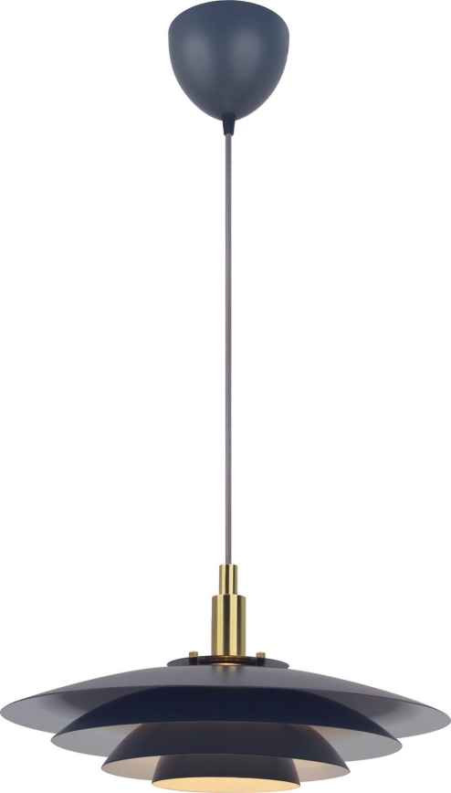 Nordlux - Chandelier on a string BRETAGNE 1xG9/25W/230V anthracite