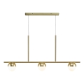 Nordlux - Chandelier on a string CONTINA 3xG9/5W/230V brass