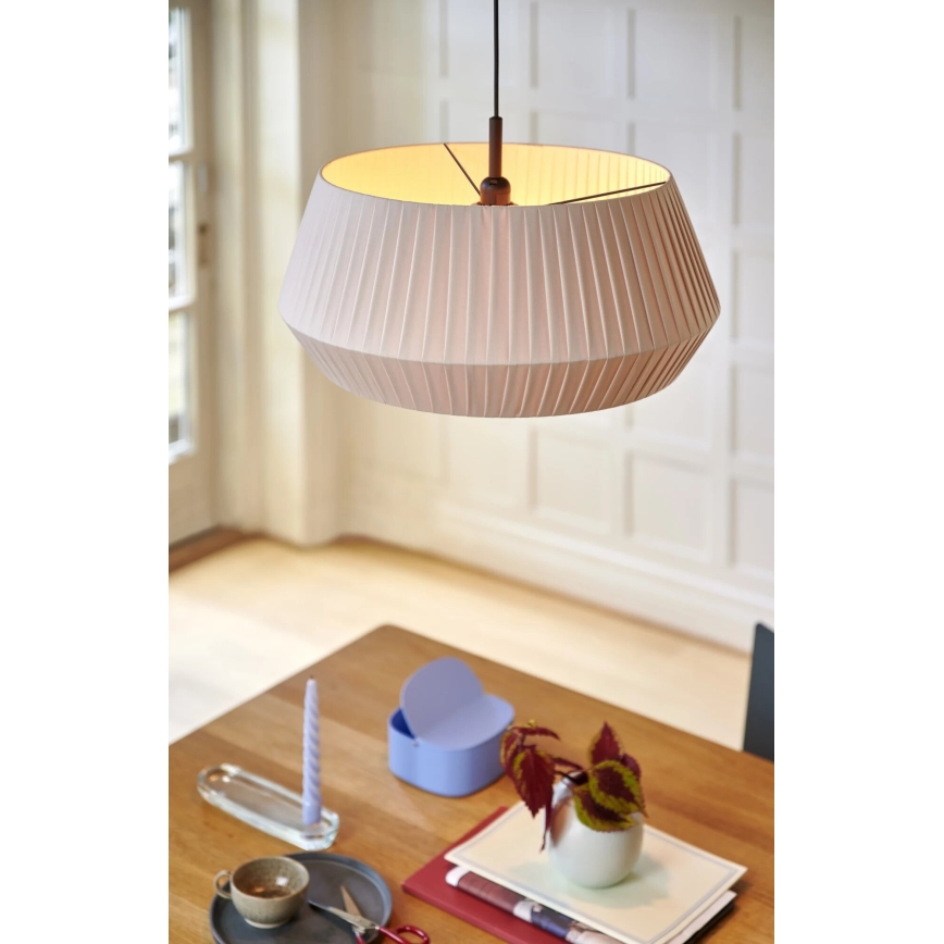 Nordlux - Chandelier on a string DICTE 1xE27/60W/230V d. 53 cm beige