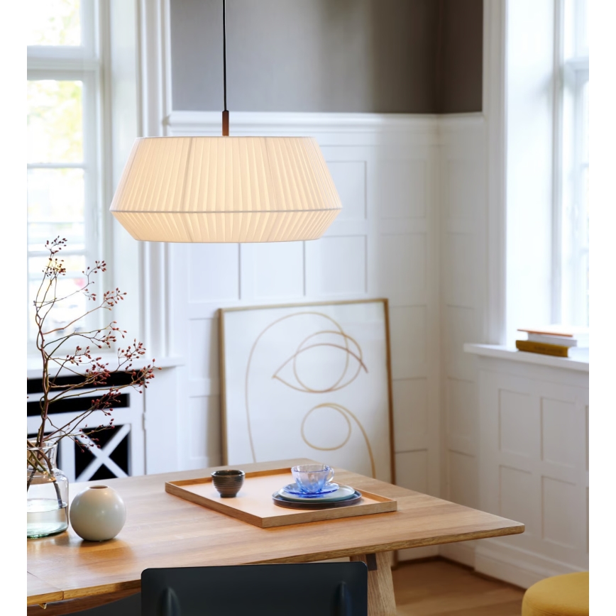 Nordlux - Chandelier on a string DICTE 1xE27/60W/230V d. 53 cm white