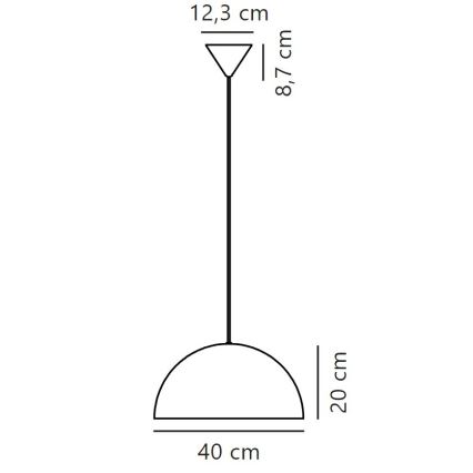 Nordlux - Chandelier on a string ELLEN 1xE27/40W/230V