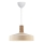 Nordlux - Chandelier on a string ELVAS 1xE27/60W/230V d. 37,5 cm beige