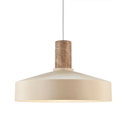 Nordlux - Chandelier on a string ELVAS 1xE27/60W/230V d. 37,5 cm beige