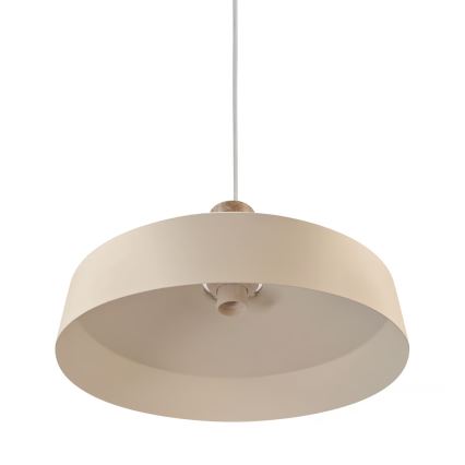 Nordlux - Chandelier on a string ELVAS 1xE27/60W/230V d. 37,5 cm beige