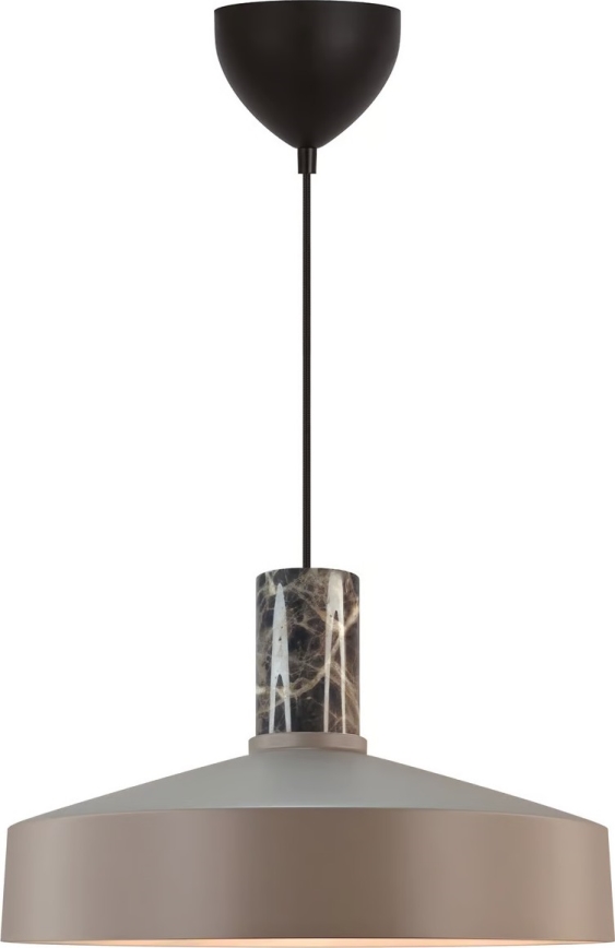 Nordlux - Chandelier on a string ELVAS 1xE27/60W/230V d. 37,5 cm brown