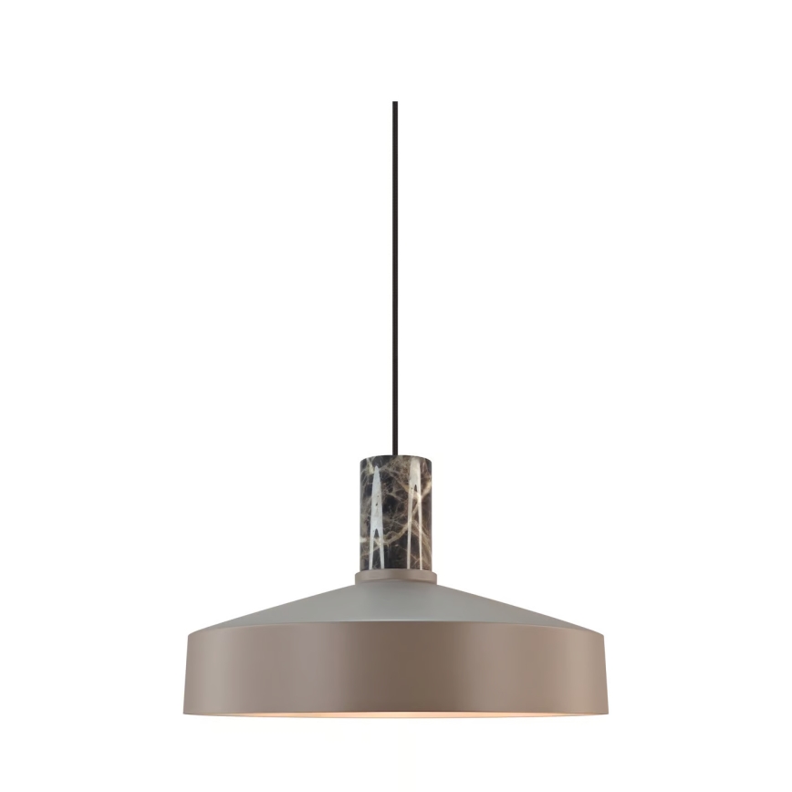 Nordlux - Chandelier on a string ELVAS 1xE27/60W/230V d. 37,5 cm brown