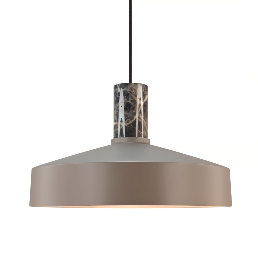 Nordlux - Chandelier on a string ELVAS 1xE27/60W/230V d. 37,5 cm brown