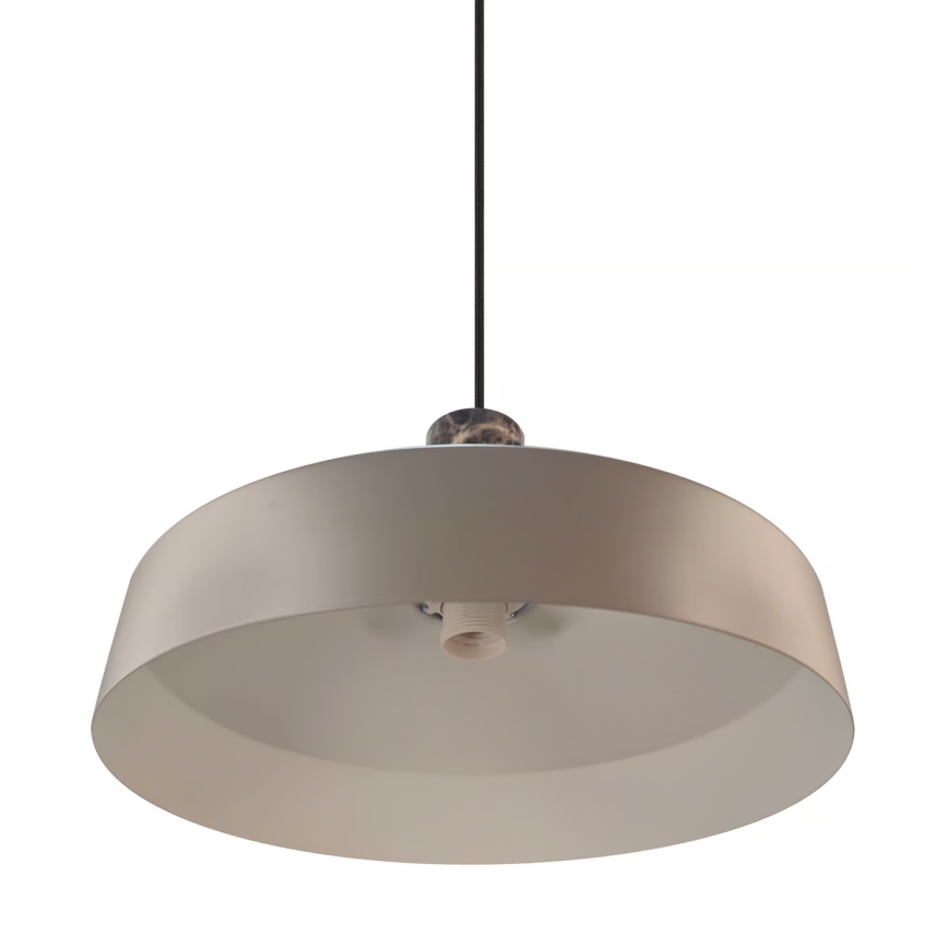Nordlux - Chandelier on a string ELVAS 1xE27/60W/230V d. 37,5 cm brown