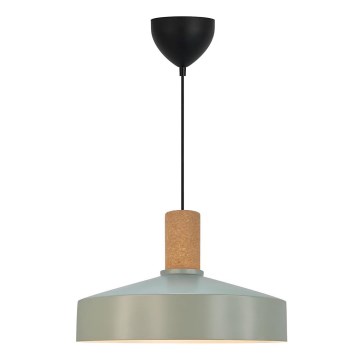 Nordlux - Chandelier on a string ELVAS 1xE27/60W/230V d. 37,5 cm green