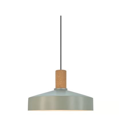 Nordlux - Chandelier on a string ELVAS 1xE27/60W/230V d. 37,5 cm green