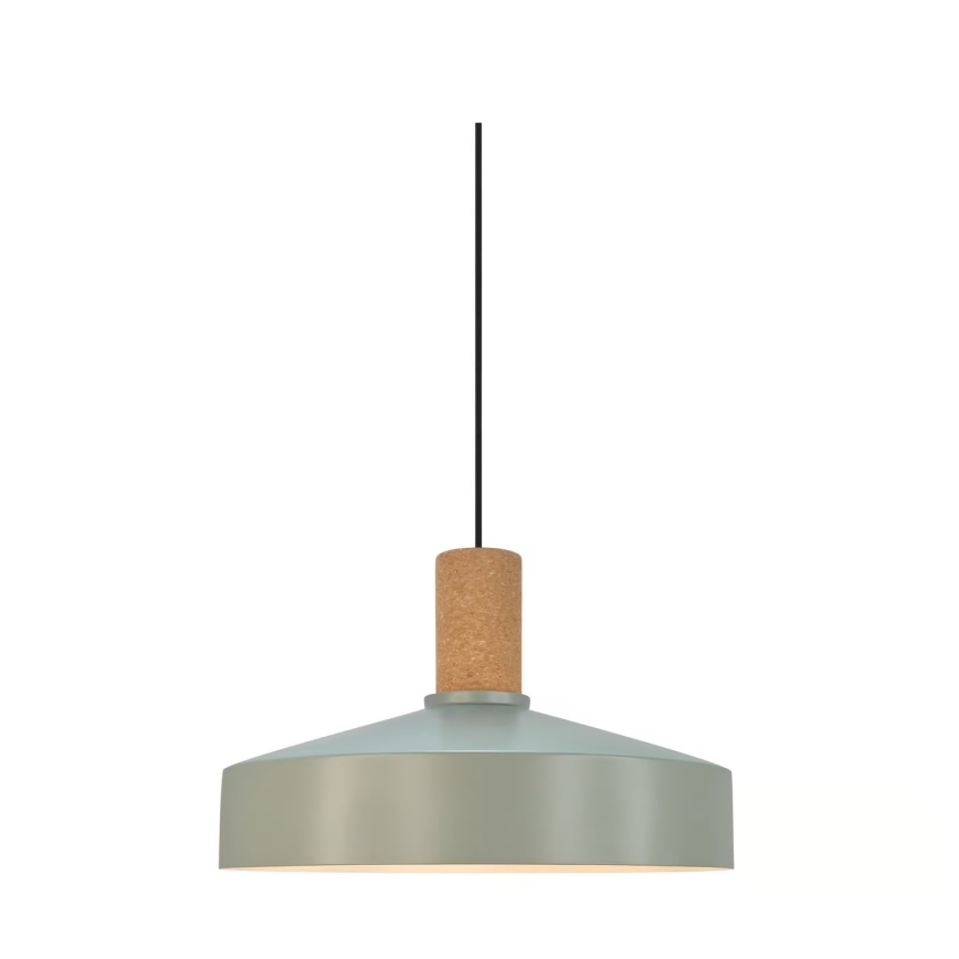 Nordlux - Chandelier on a string ELVAS 1xE27/60W/230V d. 37,5 cm green