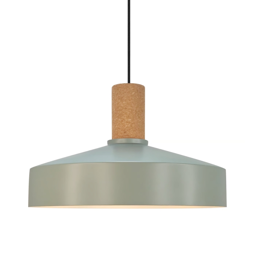 Nordlux - Chandelier on a string ELVAS 1xE27/60W/230V d. 37,5 cm green