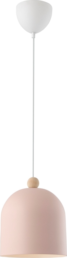 Nordlux - Chandelier on a string GASTON 1xE27/40W/230V pink/white