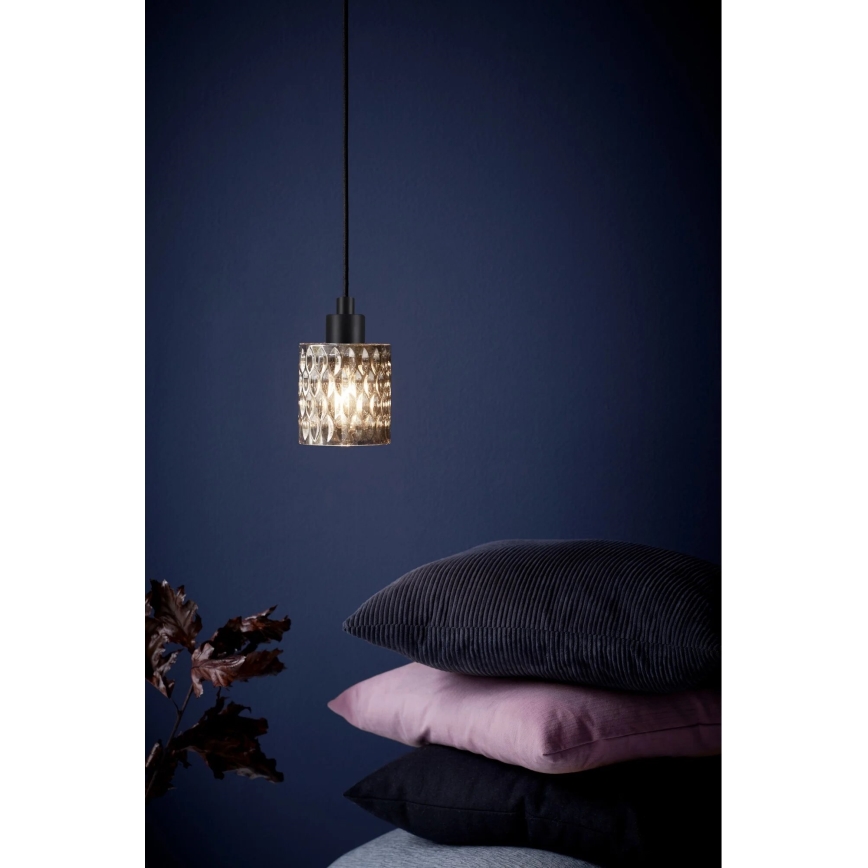 Nordlux - Chandelier on a string HOLLYWOOD 1xE27/60W/230V smoky
