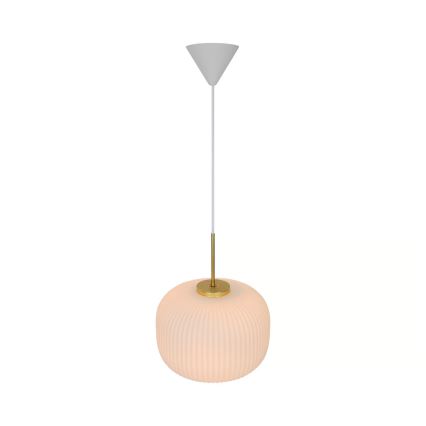 Nordlux - Chandelier on a string MILFORD 1xE27/40W/230V d. 30 cm white