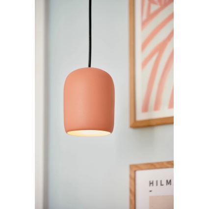 Nordlux - Chandelier on a string NOTTI 1xE27/25W/230V d. 12,5 cm orange