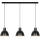 Nordlux - Chandelier on a string POP 3xE27/40W/230V black/gold